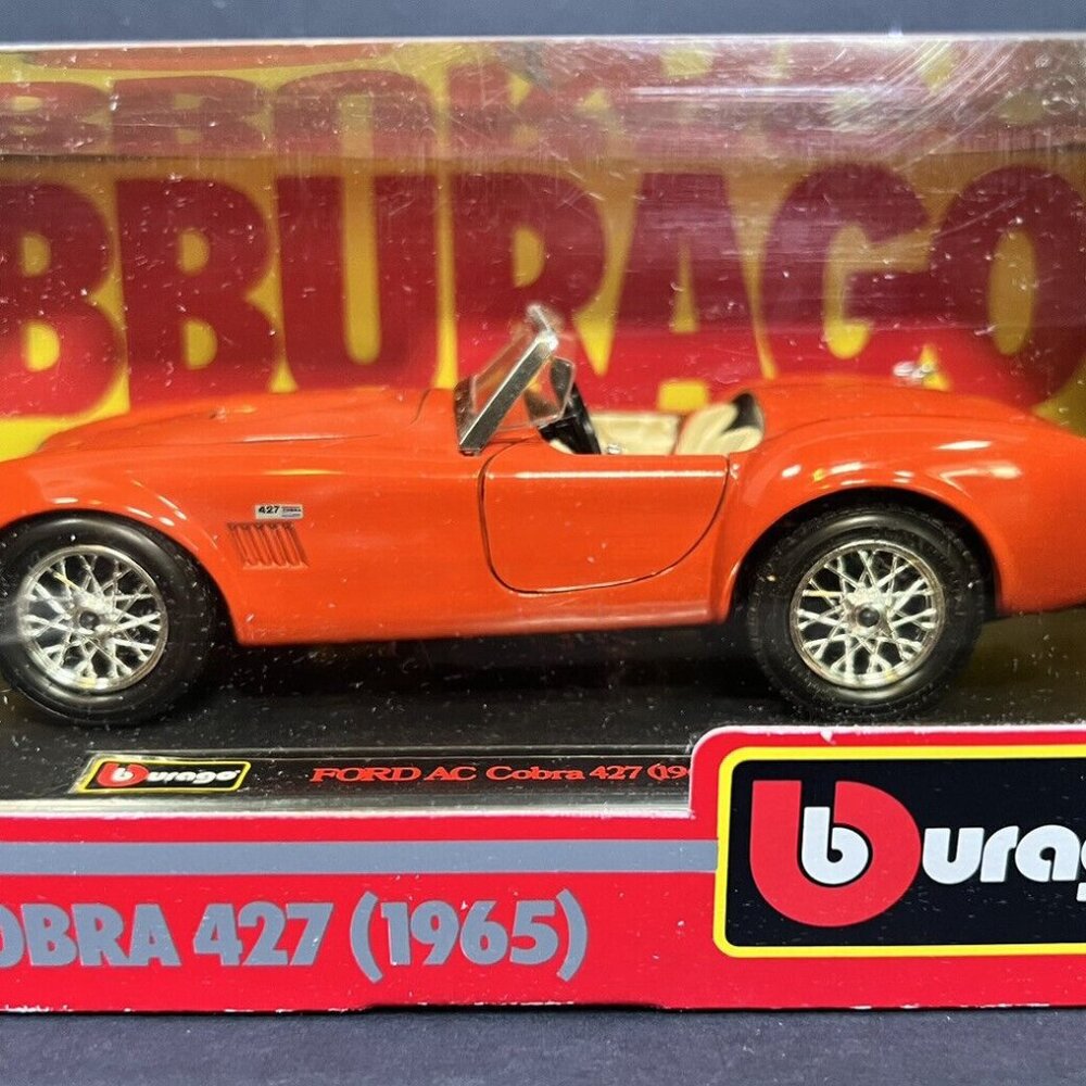 BURAGO MODEL - 1:24 SCALE FORD AC COBRA 427 - NEW IN BOX FROM 2009